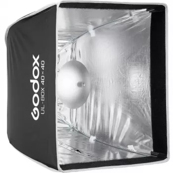 Godox UL-Box-4040 paraply-softbox, Bowens-fatning