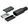 Goobay USB-C stik, loddeversion, sort - 15 W, 3 A
