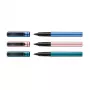 Pelikan Pina Colada rollerball-pen, 12er-display, metalkabinet og -kappe, sort (605502)