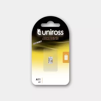 Uniross A11 alkalisk batteri, 1 stk.
