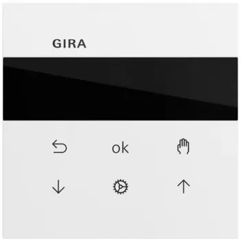Gira S3000 persienne- og kontaktur med display, System 70 (536670)