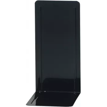 WEDO registraturstøtte (B)140 x (D)120 x (H)240 mm, sort af metal, plastbelagt - 2 stk.