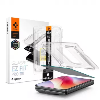 Spigen Glas.TR EZ Fit Pro AC Privacy skærmbeskyttelsesfilm af glas til iPhone Duo (AGL12016)