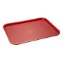 APS fastfood-bakke 350 x 270 mm, højde 20 mm, polypropylen, rød (530)