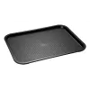 APS fastfoodbakke 350 x 270 mm, højde 20 mm, polypropylen, sort (531)