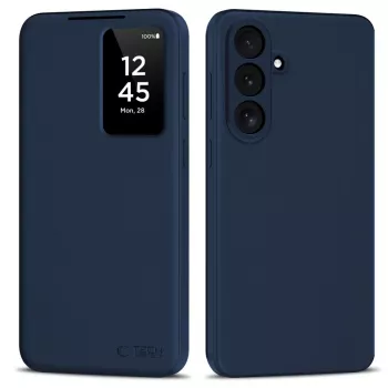 Tech-Protect Smart Wallet-cover til Samsung Galaxy S26 FE, marineblå