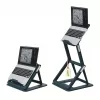 Leitz Ergo 2-i-1 siddende/stående laptopstativ, sort (65890089)