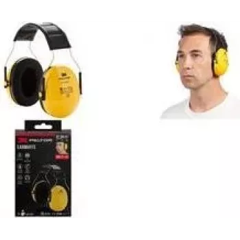 3M Peltor Optime H510AC høreværn, gul/sort, justerbar hovedbøjle, skumindsatser