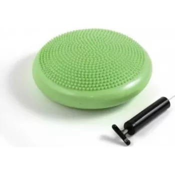 Schildkröt oppustelig balancepude, 330 mm, grøn, PVC