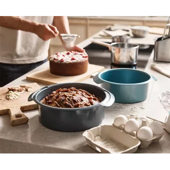Joseph Joseph Nest Bake 2 stk., rund blå bageform