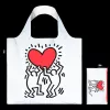 LOQI Keith Haring Taske – Dancing Heart (reflekterende)