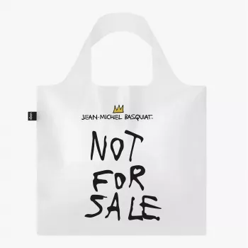 LOQI Basquiat taske – Not for Sale (halvgennemsigtig)