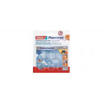 tesa Powerstrips® DECO krog SMALL, transparent, 15 stk. (58900)