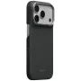 PITAKA Edge Case Argyle MagSafe-cover til iPhone 18 Pro / 17 Pro, basalt sort