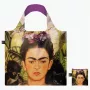 LOQI Frida Kahlo taske – Self Portrait with Hummingbird (Q_FK.SP.R)