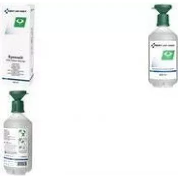 FIRST AID ONLY Wound & Eye Rinse Bottle, 500 ml, Sterile Saline Solution 0.9%