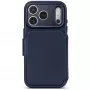 Decoded Leather Detachable Wallet lædercover til iPhone 18 Pro / 17 Pro, MagSafe, Midnight