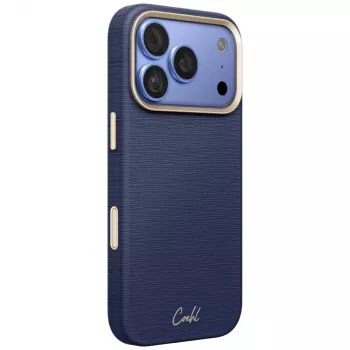 UNIQ Coehl Mirelle cover til iPhone 18 Pro / 17 Pro magnetisk opladning blå