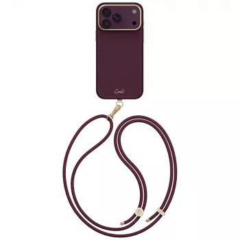 UNIQ Coehl Mirelle cover til iPhone 18 Pro Max / 17 Pro Max Magnetic Charging bordeaux