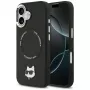 Cover Karl Lagerfeld Choupette Pin MagSafe til iPhone 17 sort