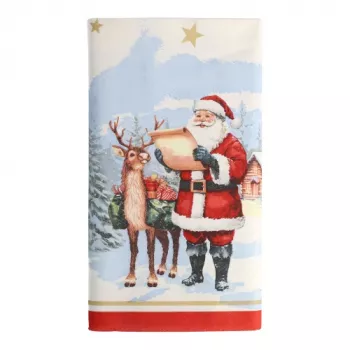 PAPSTAR borddug Dear Santa 37224 hvid 120,0 x 180,0 cm