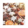 PAPSTAR »Cinnamon Stars« juleservietter 330 x 330 mm, trykt, 1/4-fold, 3-lags