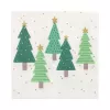 PAPSTAR “Winter Trees” Christmas Napkins 330 x 330 mm, Printed, 1/4 Fold, 3-Ply