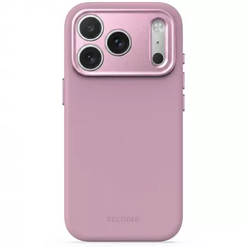 Decoded AntiMicrobial Silicone bagcover cover til iPhone 18 Pro Max / 17 Pro Max, MagSafe, Rose Quartz