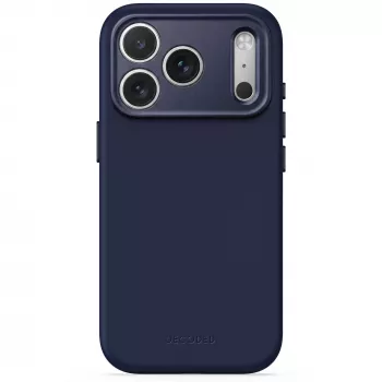 Decoded AntiMicrobial silikonebagside til iPhone 18 Pro Max / 17 Pro Max, MagSafe-kompatibel, atlantikblå