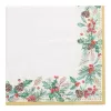PAPSTAR Napkins Mistletoe and Pinecone 50 pcs. (37230)