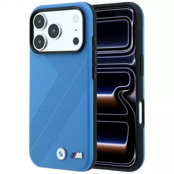 BMW M Tire Track metallogo MagSafe-cover til iPhone 18 Pro Max / 17 Pro Max, blå