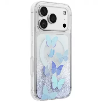 UNIQ Coehl Aria cover til iPhone 18 Pro / 17 Pro, magnetisk opladning, blå