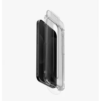 Hærdet glas UNIQ Optix SwiftFitVivid DX2 til iPhone 18 Pro Max med applikator