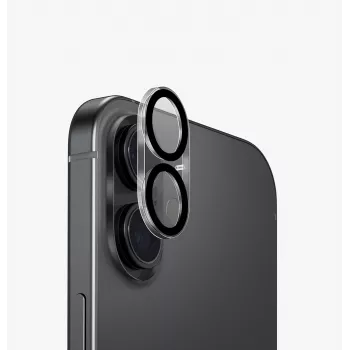 UNIQ Optix Clearshield Frameguard kameraobjektiv-beskyttelsesglas til iPhone 17, krystalklar, med applikator