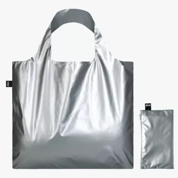 LOQI metallic-taske – sølv