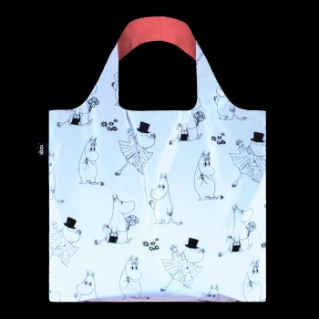 LOQI Moomin-taske – Family Pattern (reflekterende)