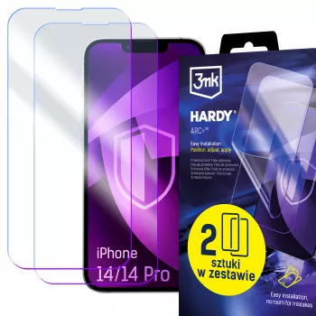 3mk Hardy ARC+ 4-lags skærmbeskyttelse til Apple iPhone 14/14 Pro