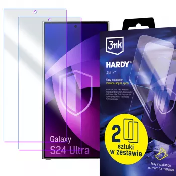 3mk Hardy ARC+ 4-lags skærmbeskyttelsesfilm til Samsung Galaxy S24 Ultra