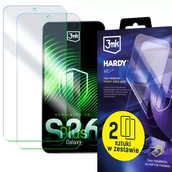 3mk Hardy ARC+ 4-lags skærmbeskyttelsesfilm til Samsung Galaxy S26+