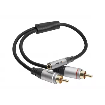 celexon Professional 2x cinch til stereo-jack M/F lydadapter