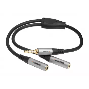 celexon Professional stereo-jack til 2x M/F-lydadapter