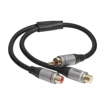 celexon Cinch til 2x M/F lydadapter, Professional Line