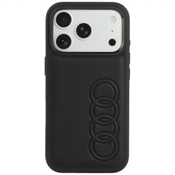 Audi TT kunstlæder MagSafe-cover til iPhone 18 Pro / 17 Pro, sort