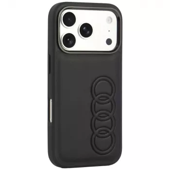 Audi TT kunstlæder MagSafe-cover til iPhone 18 Pro / 17 Pro, sort