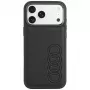 Audi TT kunstlæder MagSafe cover til iPhone 18 Pro Max / 17 Pro Max, sort