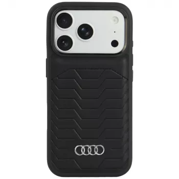 Audi GT kunstlæder MagSafe-cover til iPhone 18 Pro / 17 Pro, sort