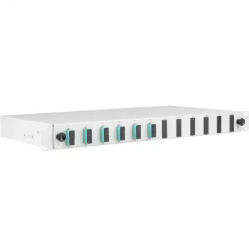 EFB Elektronik spliceboks udtrækkelig SC 50/125 µm OM3, 12 pigtails, 6 koblinger
