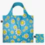 LOQI Smiley taske – Flowers Blue