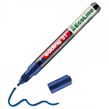 Edding 51 EcoLine 4-51-003 lakmarker blå 1 mm, 2 mm