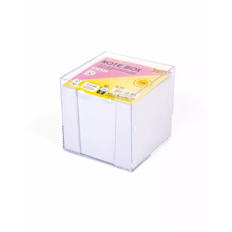 Folia notesboks inkl. 700 notesblade, hvid/transparent